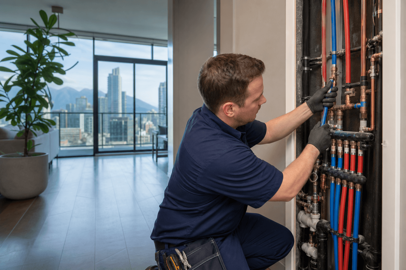 Condo Poly B Replacement in Vancouver, BC